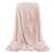 Springos rózsaszín bolyhos takaró, 220x240 cm, extra puha, plüss, meleg, kényelmes