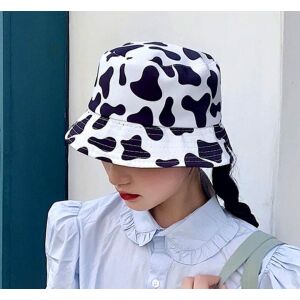 Megfordítható horgászkalap VÖDÖR KAPCS, fehér/fekete, poliészter/pamut, univerzális méret 55-59 cm 114218341 - Női kalap