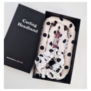 Hajhenger hőmentes filmezéshez, szatén rózsaszín, 100 cm x 3 cm