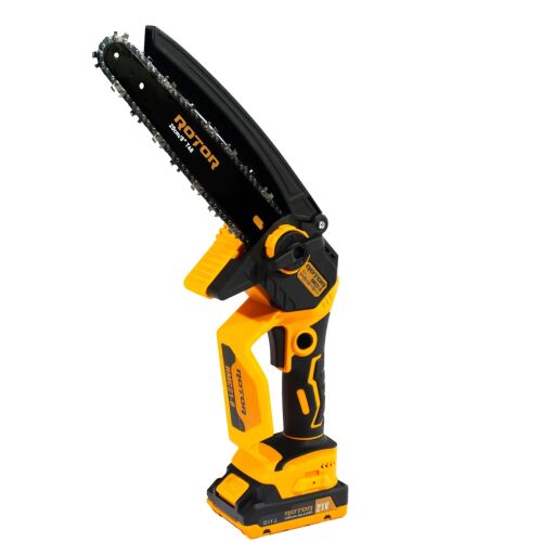 Láncfűrész és akkumulátor ROTOR RMC21-8, 21V / 2Ah, Kefe nélküli, Lánckenés