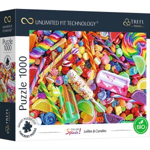 Puzzle Trefl Prime UFT 1000 piese, Lollies & Candies, Unlimited Fit Technology, cel mai gros puzzle, Smart Puzzle Cut, Ambalaj biodegradabil - Trefl Puzzle