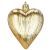 Springos gold heart Christmas ornament