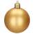 Gold Christmas ball ornament