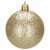 Gold glitter Christmas ball ornament