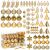 Springos 77-piece Christmas Ornament Set, Gold 126849233