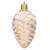 Springos gold pine cone Christmas tree ornament