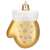 Springos gold mitten Christmas tree ornament