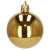 Gold Christmas tree ornament, round ball