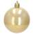 Gold Christmas tree ornament, round ball