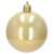 Gold Christmas tree ornament, round ball