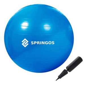 Gymnastická lopta 85 cm, modrá, s pumpou 40939812 Fitness lopty