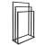 Springos black 3-tier freestanding towel rack