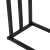 Close-up of Springos black towel rack base