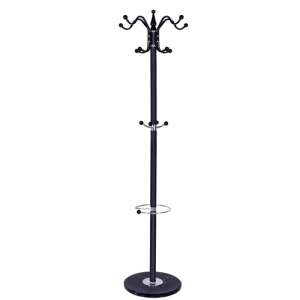 Springos Freestanding Coat Rack with Umbrella Stand and Marble Base