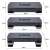 Springos adjustable step platform, 3 height levels, black and grey, for aerobic fitness workouts