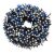300 LED Christmas String Lights, Cool White and Blue, Isolated