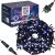 Springos 300 LED Christmas Lights, Cool White and Blue Flash, with Box and Connectors