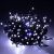 Tangled 300 LED Christmas Lights, Cool White and Blue