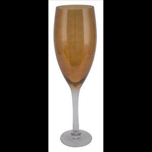 Gehlmann Borostyánszínű üvegkehely  15x15x50cm 114224951 - Gehlmann