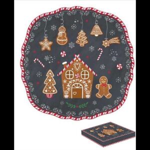 Easy Life-Nuova Porcelán desszerttányér 20cm, dobozban, Gingerbread 114225234 - Tányér
