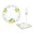 Easy Life-Nuova Porcelán tortatál lapáttal, 32cm, dobozban, Fleurs et Citrons 114225305
