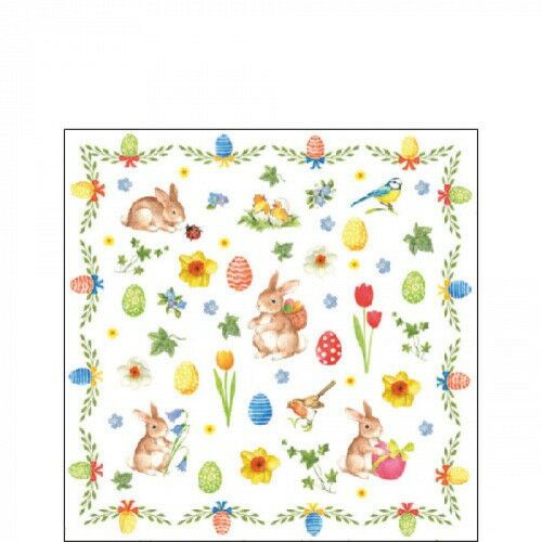 Ambiente Easter Collage papírszalvéta 25x25cm, 20db-os 137985319