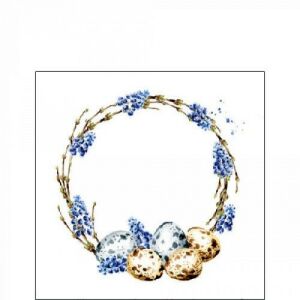 Ambiente Muscari Wreath papírszalvéta 25x25cm, 20db-os 114225594 - Ambiente