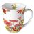 Ambiente Fly Agaric Group porcelánbögre 0,4L gombás és leveles mintával