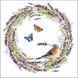 Ambiente Chaffinch white papírszalvéta 33x33cm, 20db-os 114225749 - Ambiente