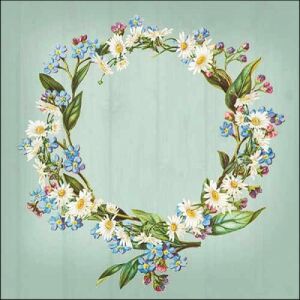 Ambiente Enjoy the little things green papírszalvéta 33x33cm, 20db-os 114225867 - Ambiente