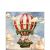 Ambiente Santa's air balloon papírszalvéta 25x25cm, 20db-os 114226069
