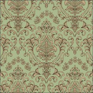 Ambiente Baroque ornament green papírszalvéta 33x33cm, 20db-os 137984431 - Ambiente