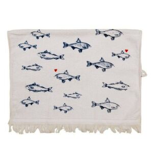 Clayre-Eef Konyhai kéztörlő 40x66cm, pamut, Sea and Fish 114226145 - Clayre & Eef