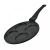 Herzberg 26cm márvány palacsintasütő 4 rekesszel, tapadásmentes, fekete