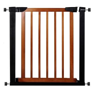 Springos adjustable safety gate, black and brown - Safety Gate