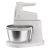 Electrolux ESM4W 500 white stand mixer with stainless steel bowl, side view