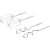 Electrolux ESM4W 500 mixer attachments: beaters and dough hooks