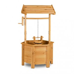 Dekoratív kerti kút fa 82x47x41 cm 10020755 114238187 - Kerti kút és csap