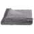 Springos gray plush blanket, 160x200 cm, folded