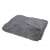 Springos gray plush blanket, 160x200 cm, folded
