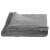 Springos gray plush blanket, 160x200 cm, folded