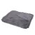 Springos graphite fluffy blanket, 200x220 cm, folded