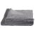 Folded Springos graphite fluffy blanket, 200x220 cm