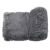 Rolled Springos graphite fluffy blanket, 200x220 cm