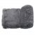 Rolled Springos graphite fluffy blanket, 200x220 cm