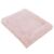 Springos pink fluffy blanket folded, soft texture