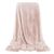 Springos pink fluffy blanket hanging, soft and cozy