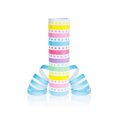 Színes Rainbow Dots szerpentin 4 m