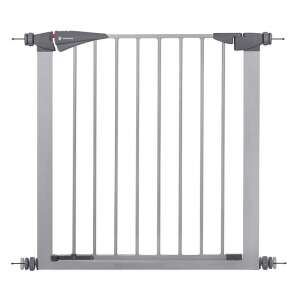 Kratka zabezpieczająca dla dzieci, regulowana osłona schodów, 79-84 cm, szara