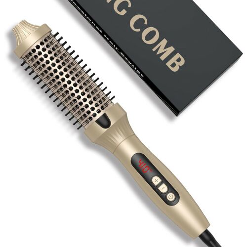 Goldener Heißluftbürste mit LCD-Display und drehbarem Kabel, WT-158